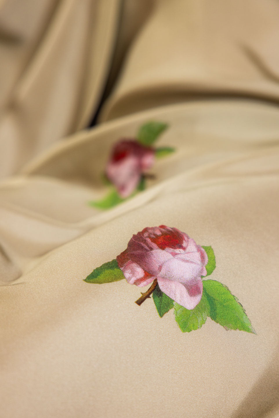 SILK SLIP DRESS "PAULINE" in Pale Olive - House of Castlebird Rose