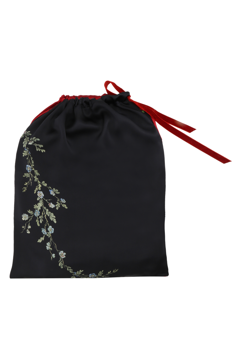 Maxi silk kimono sunset gold ''Le Perroquet'' - House of Castlebird Rose